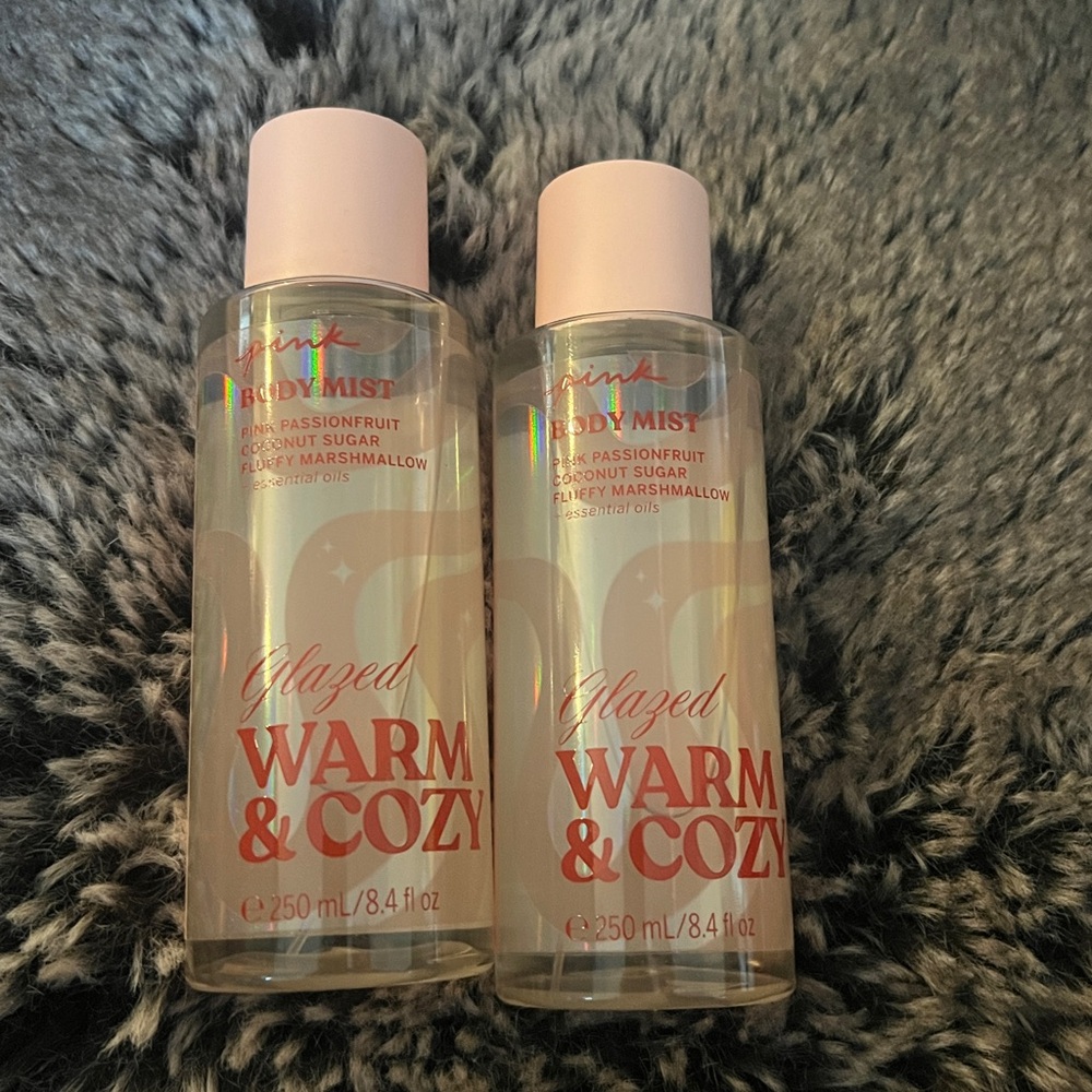 VICTORIA’S SECRET PINK GLAZED WARM & COZY MIST SPRAY LOT